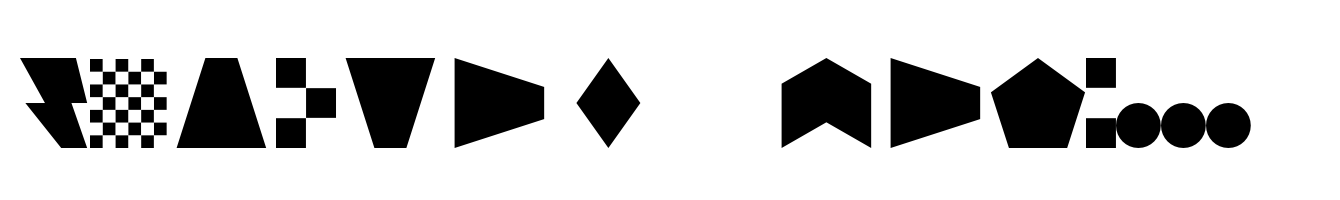 Bismuth Stencil Symbols